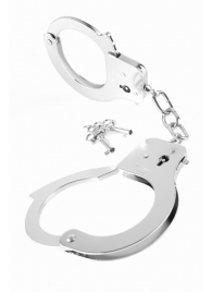 Металлические серебристые наручники Designer Metal Handcuffs - Pipedream - купить с доставкой в Старом Осколе