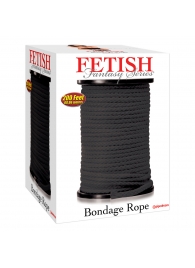 Черная веревка для связывания Bondage Rope - 60,9 м. - Pipedream - купить с доставкой в Старом Осколе