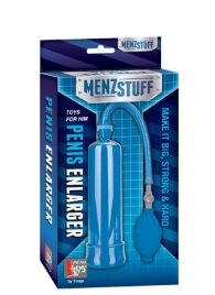 Синяя вакуумная помпа MENZSTUFF PENIS ENLARGER - Dream Toys - в Старом Осколе купить с доставкой