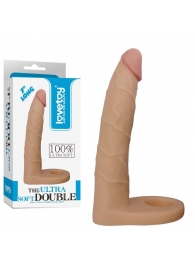 Телесная насадка-фаллоимитатор для двойного проникновения - 17 см. - Lovetoy - купить с доставкой в Старом Осколе