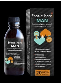 Мужской биогенный концентрат для усиления эрекции Erotic hard Man - 250 мл. - Erotic Hard - купить с доставкой в Старом Осколе