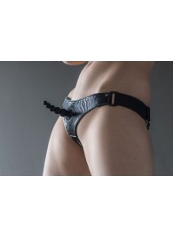 Черные трусики Better с анальной насадкой - 8 см. - Lola Games - купить с доставкой в Старом Осколе