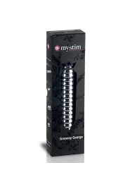 Рельефный фаллос для интенсивного электросекса Groovey George - 20 см. - MyStim - купить с доставкой в Старом Осколе