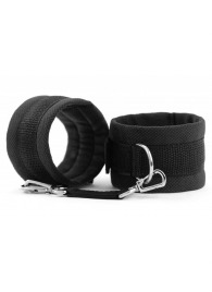 Черные наручники My rules на сцепке - БДСМ Арсенал - купить с доставкой в Старом Осколе