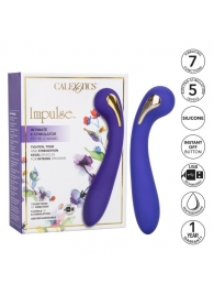 Фиолетовый вибромассажер с электростимуляцией Intimate Estim Petite G Wand - 19 см. - California Exotic Novelties - купить с доставкой в Старом Осколе