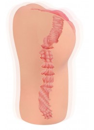 Телесный мастурбатор-вагина с рельефом BELLANA - KOKOS - в Старом Осколе купить с доставкой