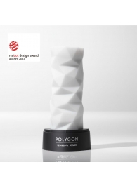 Белый 3D мастурбатор POLYGON - Tenga - в Старом Осколе купить с доставкой