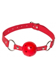 Красный кляп-шарик Firecracker - Lola Games - купить с доставкой в Старом Осколе