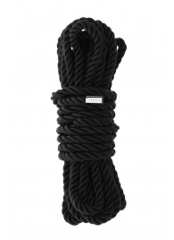 Черная веревка для шибари DELUXE BONDAGE ROPE - 5 м. - Dream Toys - купить с доставкой в Старом Осколе