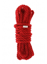 Красная веревка для шибари DELUXE BONDAGE ROPE - 5 м. - Dream Toys - купить с доставкой в Старом Осколе