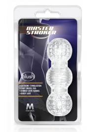 Прозрачный фигурный мастурбатор Master Stroker - Blush Novelties - в Старом Осколе купить с доставкой