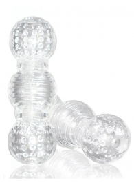 Прозрачный фигурный мастурбатор Master Stroker - Blush Novelties - в Старом Осколе купить с доставкой
