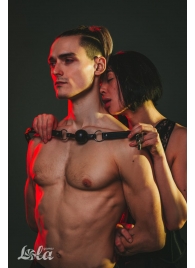 Черный кляп Love Addict на замочке - Lola Games - купить с доставкой в Старом Осколе