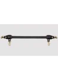 Черная распорка для ног Bound to You Faux Leather Spreader Bar - 50,8 см. - Fifty Shades of Grey - купить с доставкой в Старом Осколе