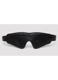 Черная плотная маска на глаза Bound to You Faux Leather Blindfold - Fifty Shades of Grey - купить с доставкой в Старом Осколе