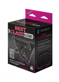 Черный пояс для насадок BEST CLASS STRAP - LOVETOY (А-Полимер) - купить с доставкой в Старом Осколе