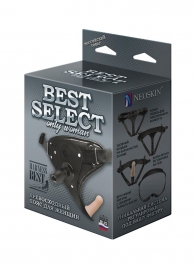 Пояс HARNESS BEST SELECT с вагинальной пробкой - LOVETOY (А-Полимер) - купить с доставкой в Старом Осколе