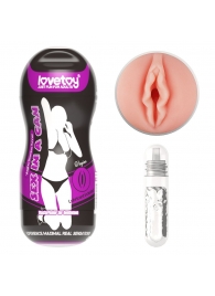 Телесный мастурбатор-вагина Sex In A Can Vagina Stamina Tunnel - Lovetoy - в Старом Осколе купить с доставкой