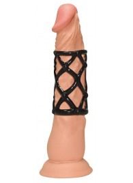 Чёрная насадка-сетка на пенис Orgasmus Wunder - Orion - в Старом Осколе купить с доставкой