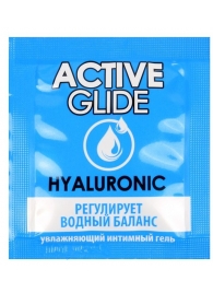 Лубрикант на водной основе Active Glide с гиалуроновой кислотой - 3 гр. - Биоритм - купить с доставкой в Старом Осколе