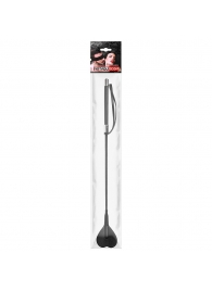 Черный стек с наконечником-сердечком - 54 см. - Notabu - купить с доставкой в Старом Осколе