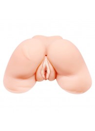 Телесная вибровагина Julie с 2 рабочими отверстиями - Baile - в Старом Осколе купить с доставкой