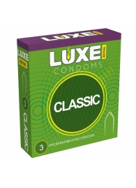 Гладкие презервативы LUXE Royal Classic - 3 шт. - Luxe - купить с доставкой в Старом Осколе