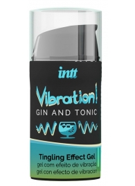 Жидкий интимный гель с эффектом вибрации Vibration! Gin   Tonic - 15 мл. - INTT - купить с доставкой в Старом Осколе