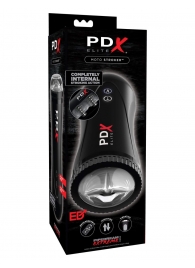 Черный автоматический мастурбатор-ротик Moto Stroker - Pipedream - в Старом Осколе купить с доставкой