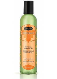 Массажное масло Naturals Tropical Mango с ароматом манго - 236 мл. - Kama Sutra - купить с доставкой в Старом Осколе