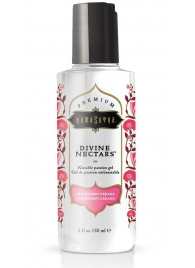 Гель-лубрикант на водной основе Divine Nectars Strawberry Dream с ароматом клубники - 150 мл. - Kama Sutra - купить с доставкой в Старом Осколе
