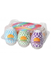 Набор из 6 мастурбаторов Tenga EGG IV с различным рельефом - Tenga - в Старом Осколе купить с доставкой