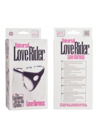 Трусы для страпона с универсальным креплением Universal Love Rider Luxe Harness - California Exotic Novelties - купить с доставкой в Старом Осколе