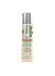 Массажное масло с ароматом перечной мяты и эвкалипта JO Naturals Peppermint   Eucalyptus - 120 мл. - System JO - купить с доставкой в Старом Осколе