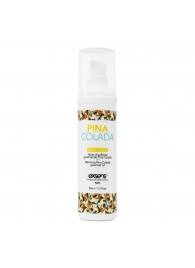Разогревающее массажное масло с ароматом пина колада Gourmet Pina Colada - 50 мл. - Exsens - купить с доставкой в Старом Осколе