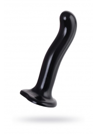 Черный стимулятор для пар P G-Spot Dildo Size M - 18 см. - Strap-on-me - в Старом Осколе купить с доставкой