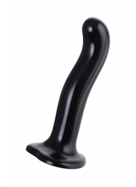 Черный стимулятор для пар P G-Spot Dildo Size M - 18 см. - Strap-on-me - в Старом Осколе купить с доставкой