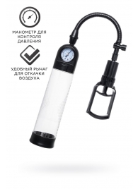 Прозрачная механическая помпа Helmer с манометром - Sexus - в Старом Осколе купить с доставкой