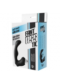 Черный вибромассажер простаты FantASStic Vibrating Prostate Massager - 11,3 см. - Dream Toys - в Старом Осколе купить с доставкой