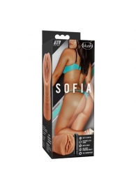 Мастурбатор-вагина цвета карамели Sofia с вибрацией - Blush Novelties - в Старом Осколе купить с доставкой