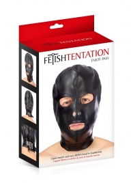 Маска-шлем с прорезями для глаз и рта - Fetish Tentation - купить с доставкой в Старом Осколе