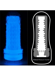 Светящийся в темноте мастурбатор Lumino Play Masturbator Ribbed - Lovetoy - в Старом Осколе купить с доставкой