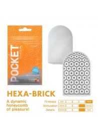 Карманный мастурбатор HEXA-BRICK - Tenga - в Старом Осколе купить с доставкой