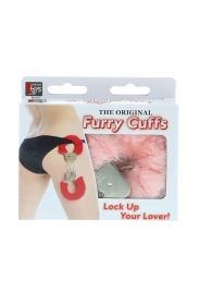 Металлические наручники с розовой меховой опушкой METAL HANDCUFF WITH PLUSH PINK - Dream Toys - купить с доставкой в Старом Осколе