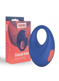 Синее эрекционное кольцо RRRING Casual Date Cock Ring - FeelzToys - в Старом Осколе купить с доставкой