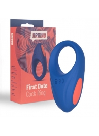 Синее эрекционное кольцо RRRING First Date Cock Ring - FeelzToys - в Старом Осколе купить с доставкой