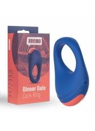 Синее эрекционное кольцо RRRING Dinner Date Cock Ring - FeelzToys - в Старом Осколе купить с доставкой