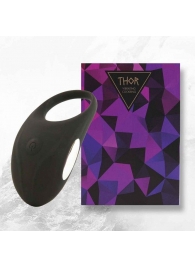 Черное эрекционное виброкольцо Thor Cockring - FeelzToys - в Старом Осколе купить с доставкой