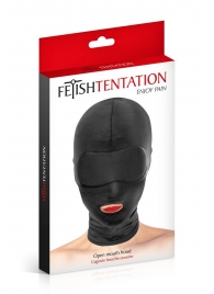 Сплошная маска на голову с прорезью для рта - Fetish Tentation - купить с доставкой в Старом Осколе