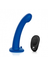 Синяя насадка Remote Control P-Spot G-Spot с черными трусиками - 20 см. - Pegasus - купить с доставкой в Старом Осколе